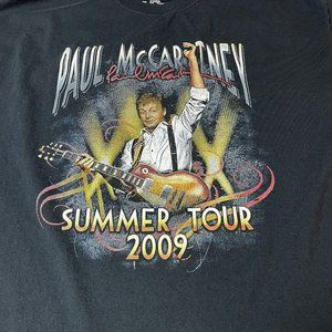 Paul McCartney Summer Tour 2009 T-Shirt  Men’s Size XL Beatles